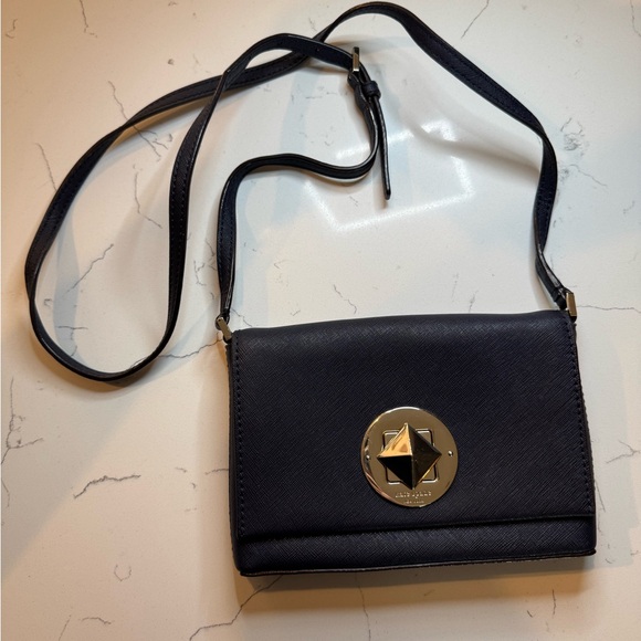Kate Spade Sally Newbury Lane Navy Crossbody - Picture 2 of 8